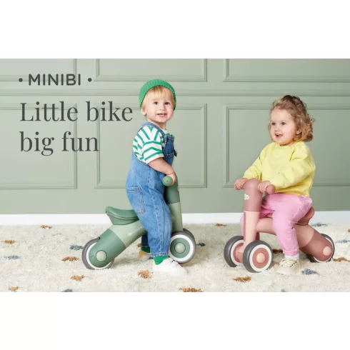 Kinderkraft Minibi tanulóbicikli - Leaf Green