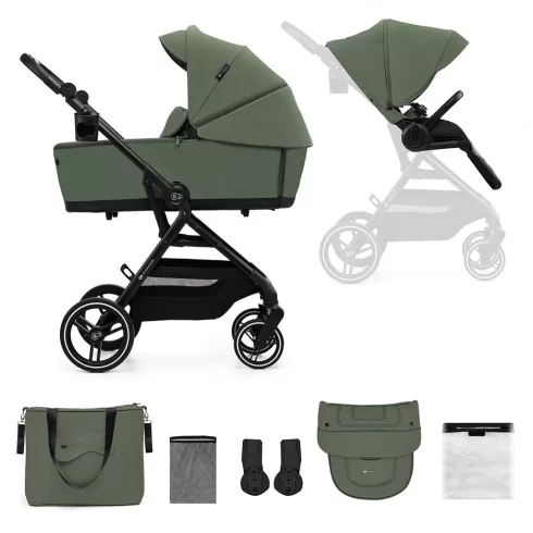 Kinderkraft Yoxi 2in1 multifunkciós babakocsi - Mistyc Green