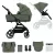 Kinderkraft Yoxi 2in1 multifunkciós babakocsi - Mistyc Green