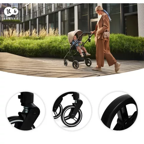 Kinderkraft Yoxi 2in1 multifunkciós babakocsi - Mistyc Green