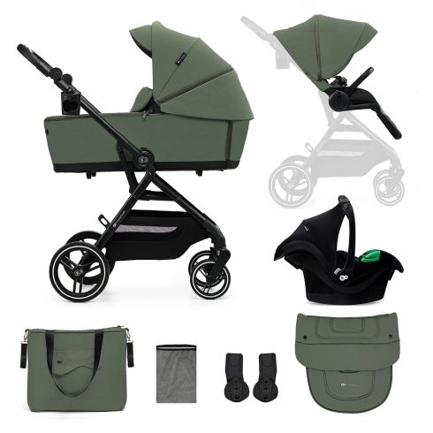 Kinderkraft Yoxi 3in1 multifunkciós babakocsi - Mystic Green