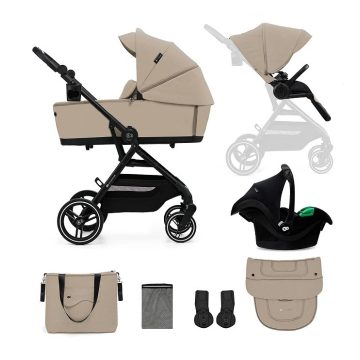 Kinderkraft Yoxi 3in1 multifunkciós babakocsi - Sand Beige