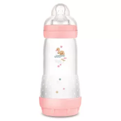   MAM Anti-Colic Műanyag Cumisüveg 320 ml 4m+ - Rózsaszín Kacsa