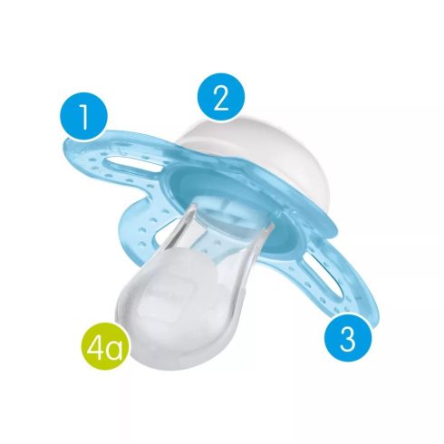 MAM Mini Air szilikon cumi 0+ hónap - Púder Eper