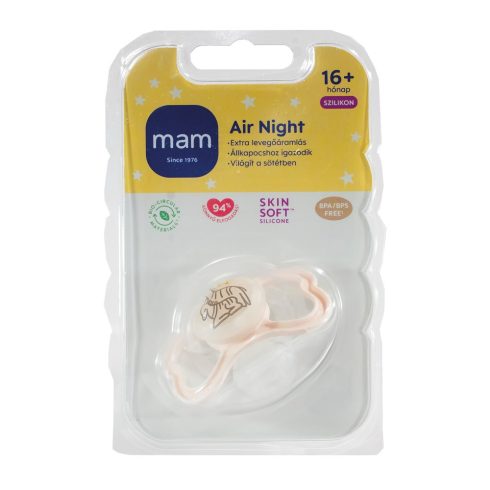 MAM Air Night szilikon nyugtató cumi 16+ hónap - Lila Fa