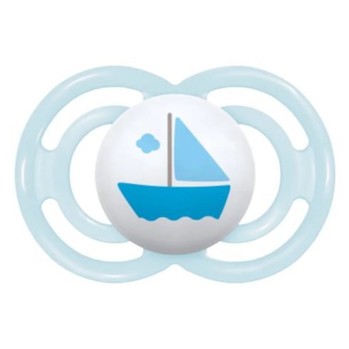MAM Perfect szilikon cumi 16+ hó - Világoskék Vitorlás