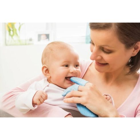 MAM Oral Care Rabbit - Szájápoló nyuszi 0+ - Rózsaszín