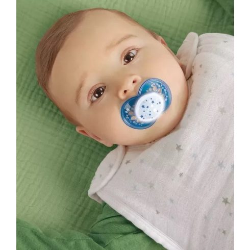 MAM Original Night szilikon nyugtató cumi 6+ hónap - Bézs Bolygó
