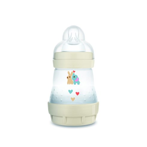 MAM Anti-Colic Műanyag Cumisüveg 160 ml - Bézs Nyuszi  és Elefánt