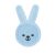 MAM Oral Care Rabbit - Szájápoló nyuszi 0+ - Kék