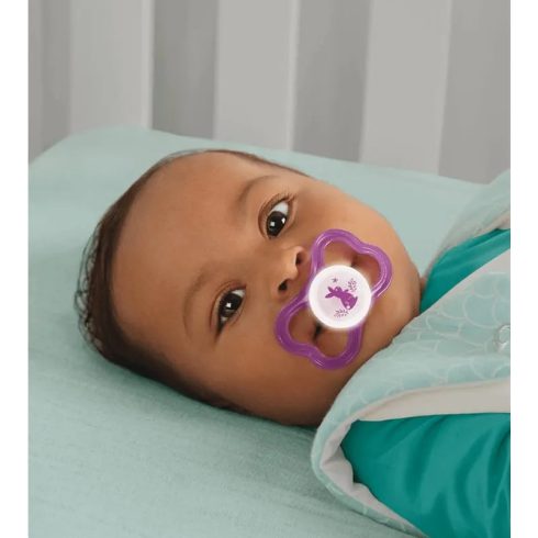 MAM Air Night éjszakai nyugtató cumi 6+ hónap - Világoskék Viziló