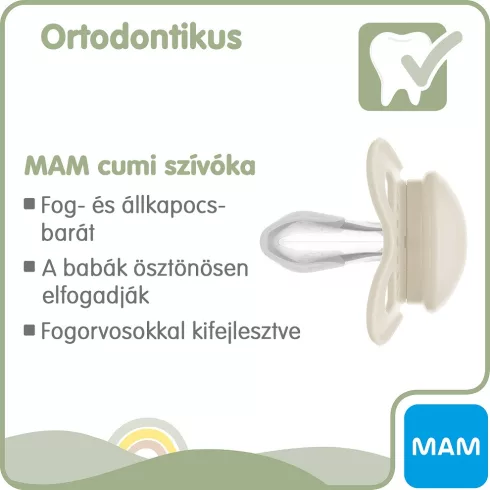 MAM Original szilikon nyugtató cumi 2db 16+ hónap - Rózsaszín Őzike / Lila Bagoly