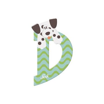   Sevi állatos fa betű "D" - Dalmata (kiárusítás)