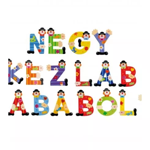 Sevi bohócos fa betű "C" - Kék (KIÁRUSÍTÁS)