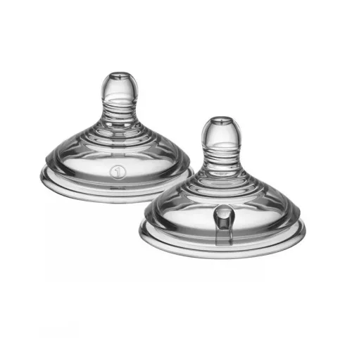 Tommee Tippee Natural Start Lassú átfolyású etetőcumi 0 hó+ (2 db)