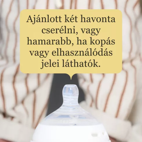 Tommee Tippee Natural Start Közepes átfolyású etetőcumi 3 hó+ (2 db)