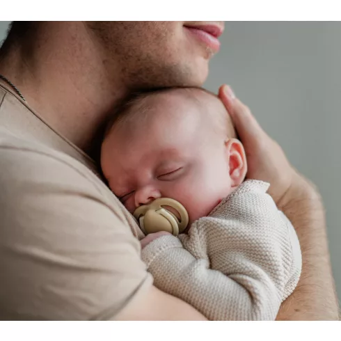Tommee Tippee Newborn Újszülött szilikon cumi 0-2 hó 2 db - Szürke/Bézs