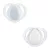 Tommee Tippee Nighttime Éjszakai nyugtatócumi 0–6 hó (2 db) - Szürke/Fehér