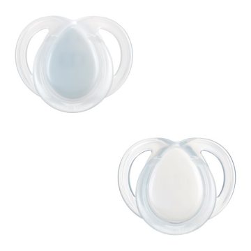   Tommee Tippee Nighttime Éjszakai nyugtatócumi 0–6 hó (2 db) - Szürke/Fehér