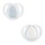 Tommee Tippee Nighttime Éjszakai nyugtatócumi 0–6 hó (2 db) - Szürke/Fehér