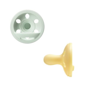   Tommee Tippee Breastlike anyamell formájú cumi 0-6 hó 2 db - Sárga/Zöld