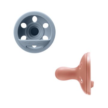   Tommee Tippee Breastlike anyamell formájú cumi 0-6 hó 2 db - Kék/Terrakotta