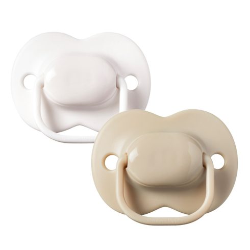 Tommee Tippee Cherry Latex cumi 0-6 hó 2 db - Fehér/Bézs
