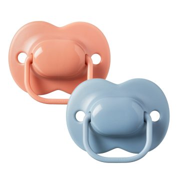   Tommee Tippee Cherry Latex cumi 6-18 hó 2 db - Terrakotta/Kék