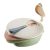 Tommee Tippee Easy Scoop etetőtálka fedéllel és kanállal – 2 db-os készlet - Pasztell