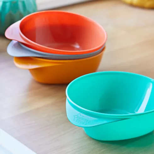 Tommee Tippee Easi-Scoop etetőtálka – 4 db, színes