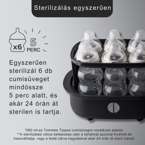 Tommee Tippee Super-Steam elektromos gőzsterilizáló