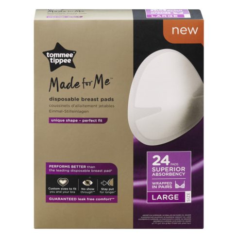 Tommee Tippee Made for Me Eldobható Melltartóbetét 24db – L méret 