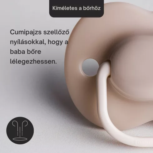 Tommee Tippee Anytime Játszó- és Nyugtató Cumi 6–18 hó - Bézs/Szürke Kacsa