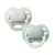 Tommee Tippee Newborn Újszülött szilikon cumi 0-2 hó 2 db - Zöld/Krém