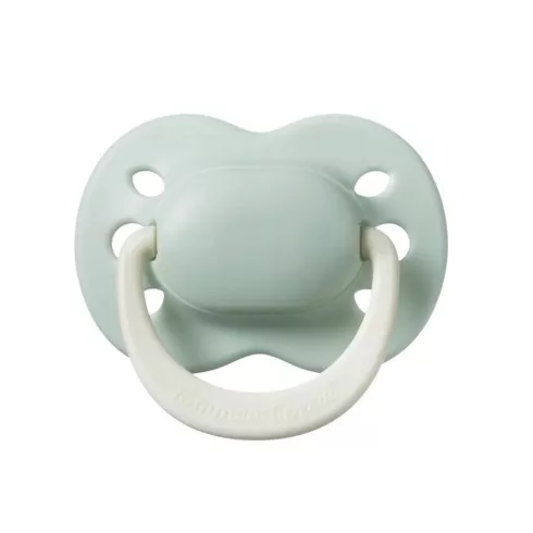 Tommee Tippee Newborn Újszülött szilikon cumi 0-2 hó 2 db - Zöld/Krém