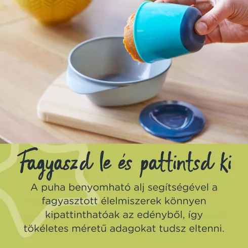 Tommee Tippee Ételtároló edényke tetővel – 2 db - Pasztell