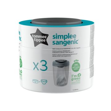 Tommee Tippee Simplee Sangenic utántöltő kazetta – 3 db