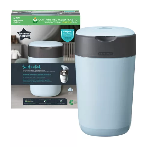 Tommee Tippee Twist & Click pelenkacsomagoló vödör - Kék