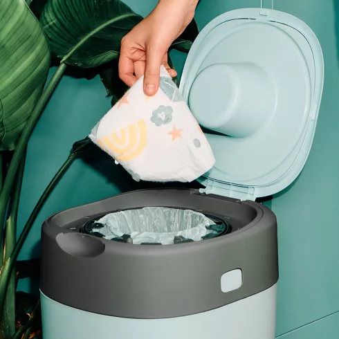 Tommee Tippee Twist & Click pelenkacsomagoló vödör - Kék