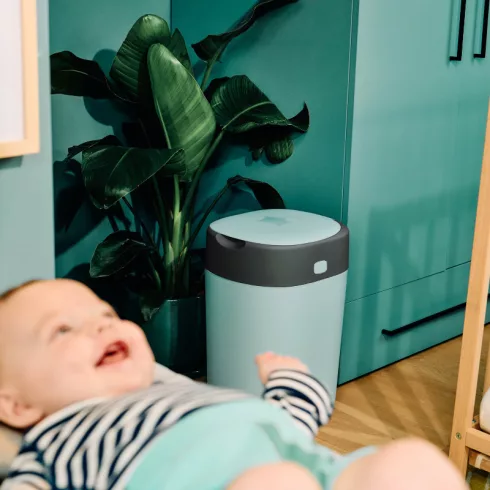 Tommee Tippee Twist & Click pelenkacsomagoló vödör - Kék
