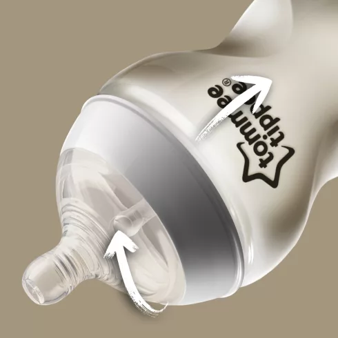 Tommee Tippee Closer to Nature cumisüveg duo 260ml - Terrakotta/Kék