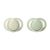 Tommee Tippee Newborn Újszülött szilikon cumi 0-2 hó 2 db - Zöld/Bézs