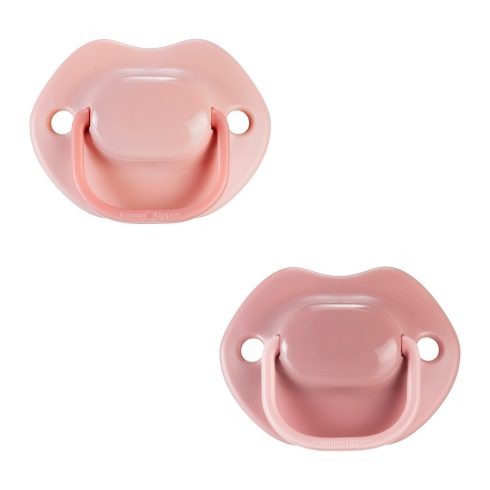 Tommee Tippee Moda játszó- és nyugatócumi 6-18 hó 2 db - Mályva/Púder rózsaszín
