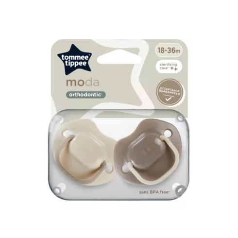 Tommee Tippee Moda játszó- és nyugatócumi 18-36 hó 2 db - Bézs/Khaki 