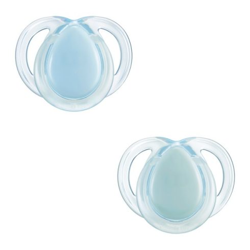 Tommee Tippee Nighttime Éjszakai nyugtatócumi 0–6 hó (2 db) - Kék/Zöld