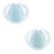Tommee Tippee Nighttime Éjszakai nyugtatócumi 0–6 hó (2 db) - Kék/Zöld