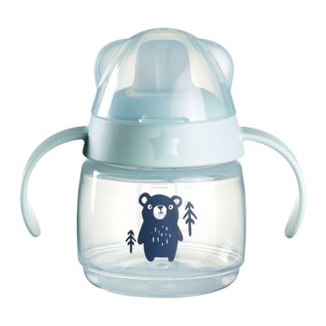   Tommee Tippee Transition Cup tanulópohár – 150 ml - Kék/Maci