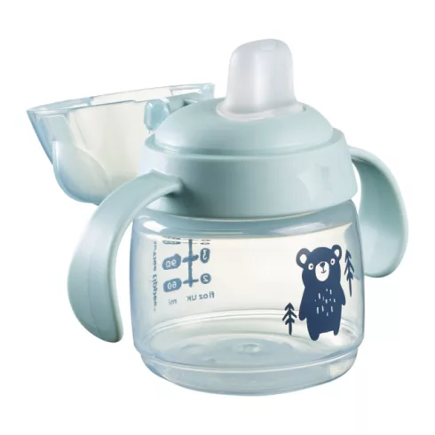 Tommee Tippee Transition Cup tanulópohár – 150 ml - Kék/Maci