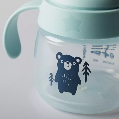 Tommee Tippee Transition Cup tanulópohár – 150 ml - Kék/Maci
