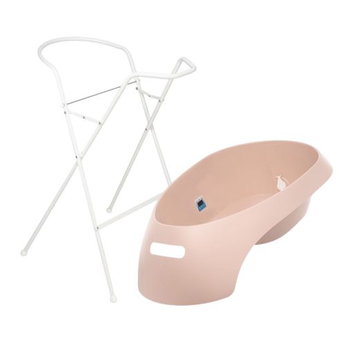 Tega Baby TEGGI Babakád + Kádállvány - Light Pink